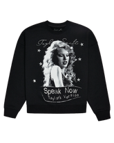Speak Now (Taylor's Version) Black Crewneck Sweatshirt