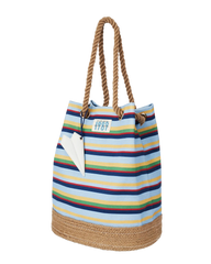 1989 Striped Bucket Bag