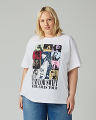 Taylor Swift | The Eras Tour Through Vancouver I White T-Shirt