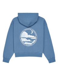 I Was Midnight Rain Zip Hoodie