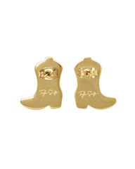 Rhinestone Boot Earrings