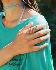 Reputation Multicolor Snake Ring