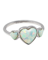 The Sky is Opalite Heart Ring