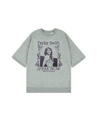 Speak Now (Taylor's Version) Heather Gray Fleece T-Shirt