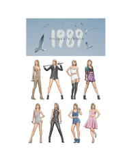 1989 (Taylor's Version) Eras Puffy Stickers