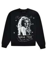 Speak Now (Taylor's Version) Black Crewneck Sweatshirt