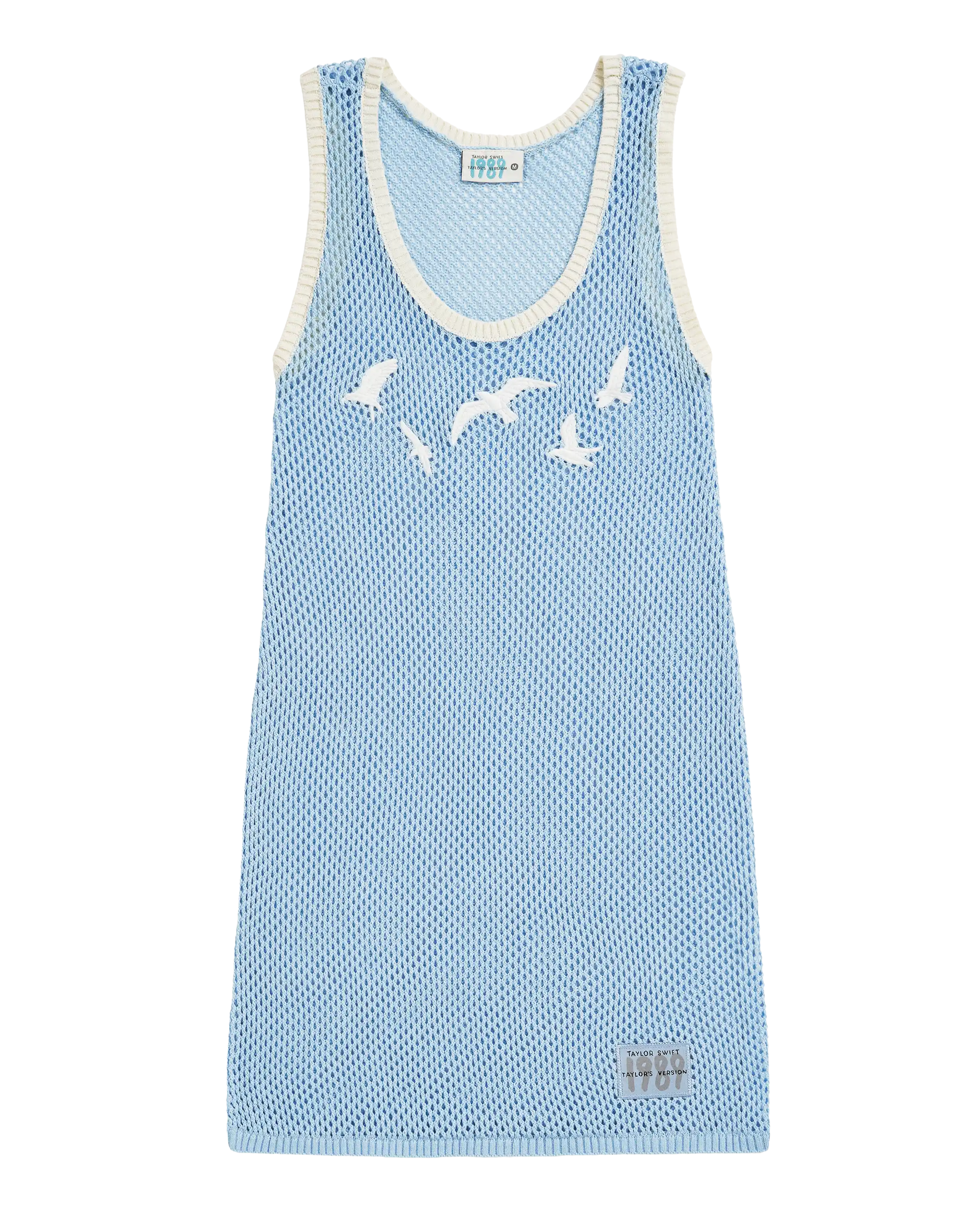 1989 Seagull Mesh Coverup Dress