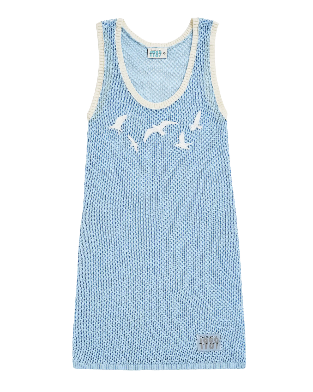 1989 Seagull Mesh Coverup Dress