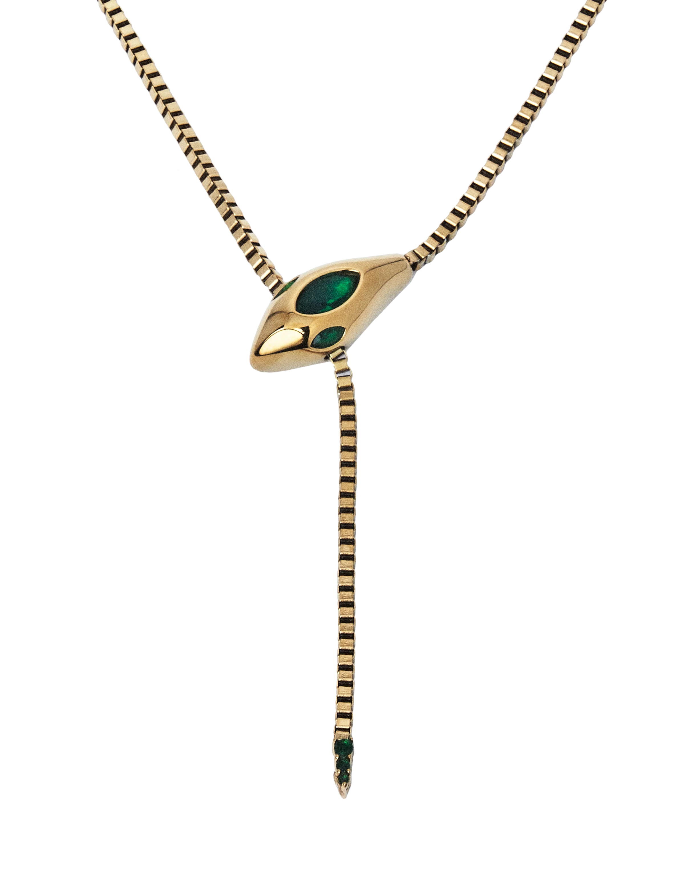 All I Think About Is Karma Snake Necklace