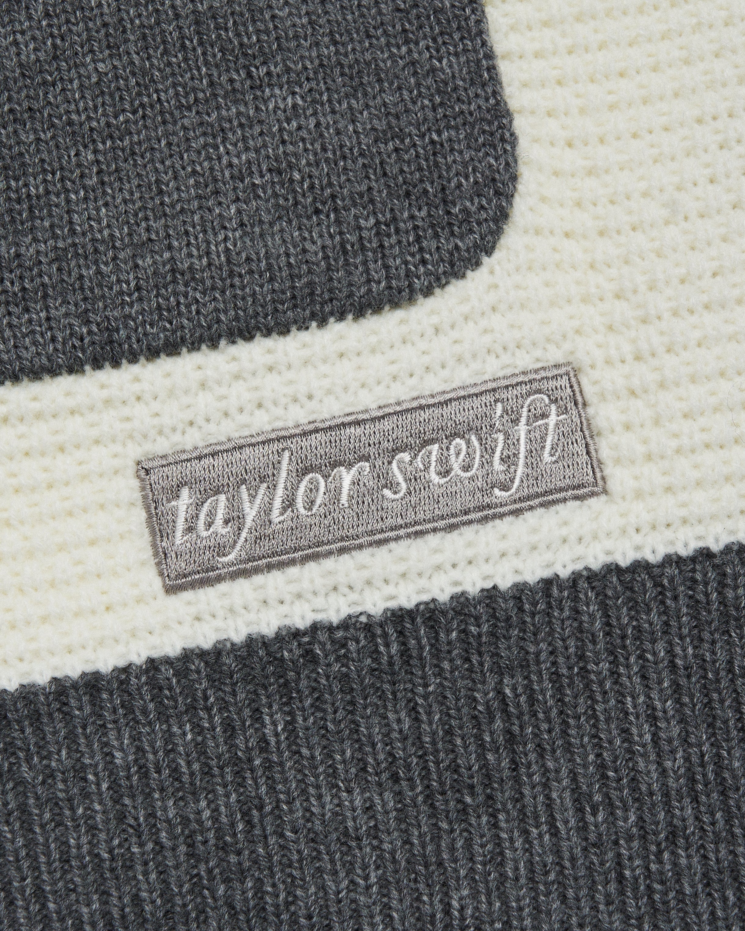 Folklore Album Quarter Zip Up Sweater