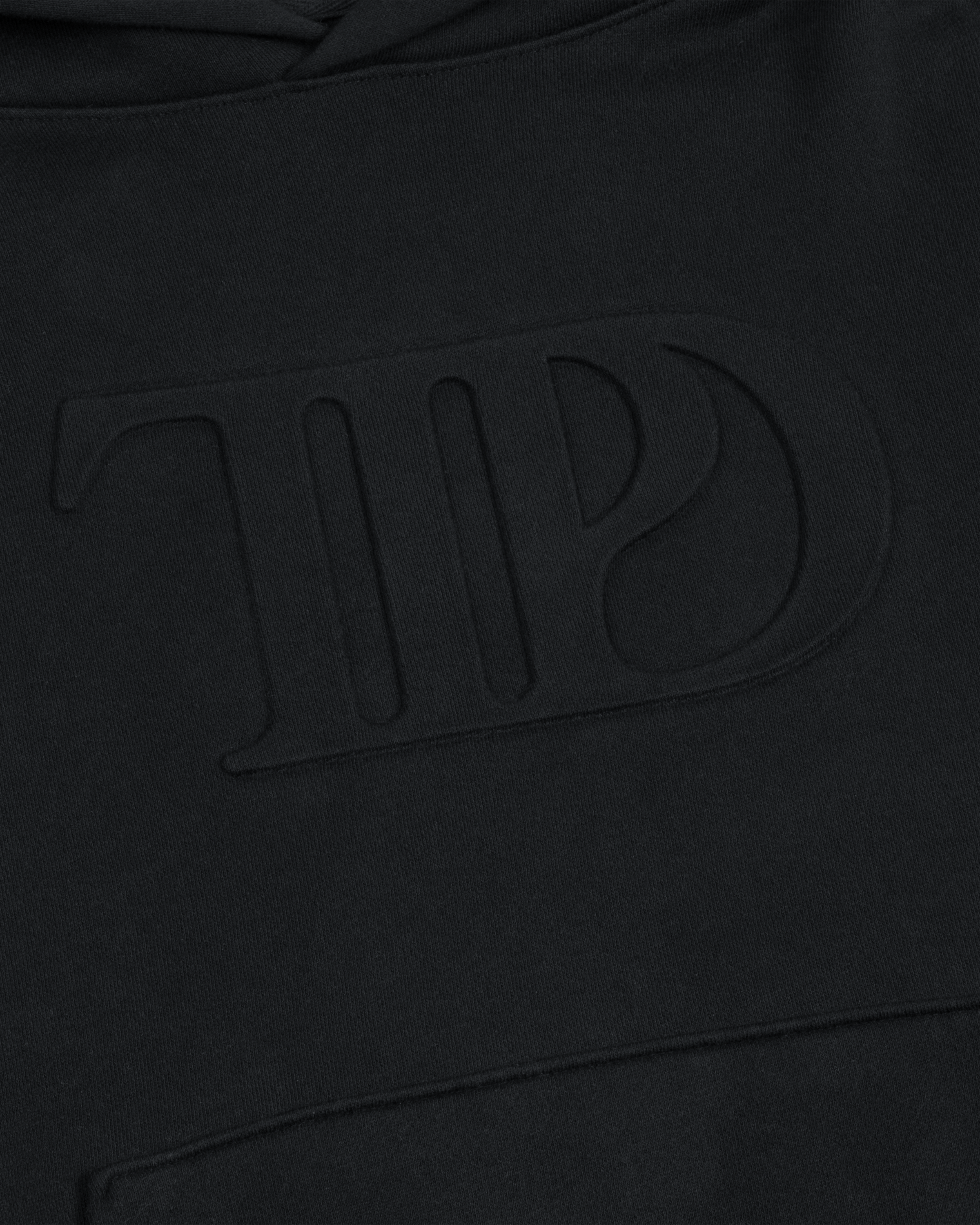 TTPD Black Embossed Hoodie
