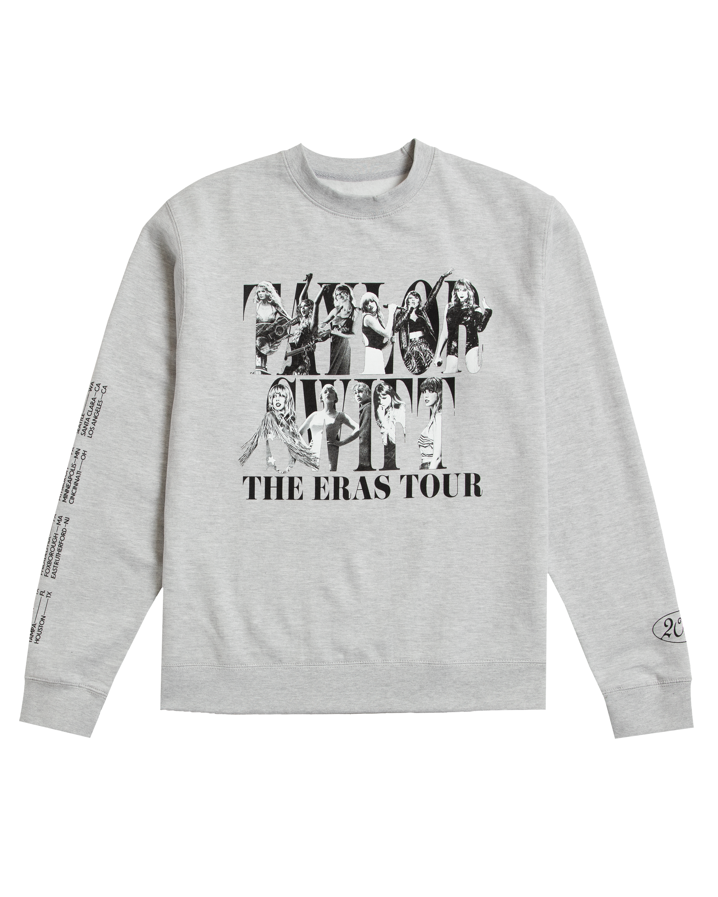 Taylor Swift | The Eras Tour Gray Crewneck