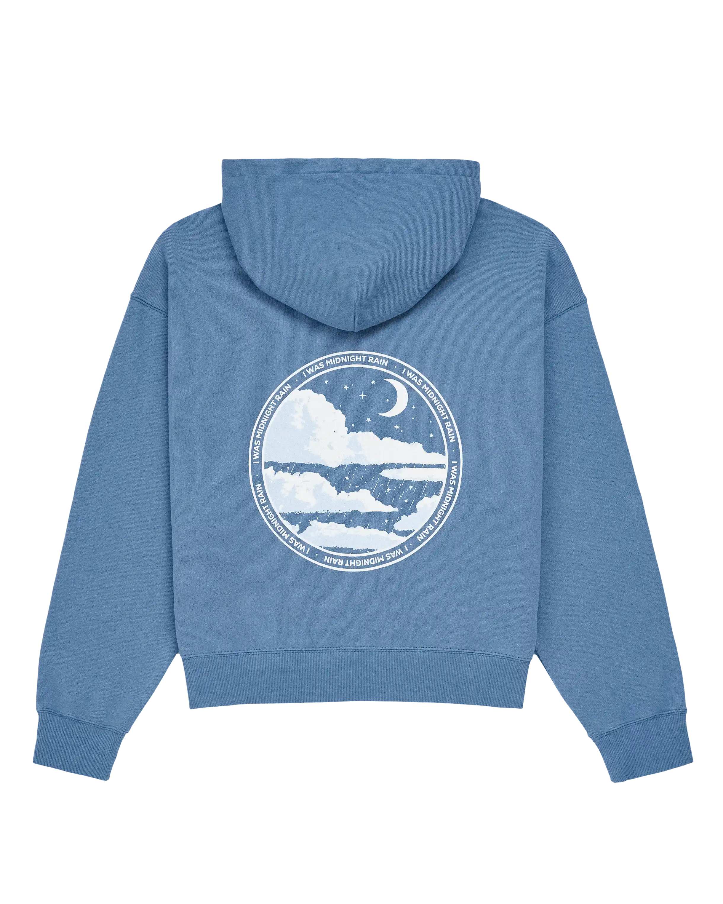 I Was Midnight Rain Zip Hoodie