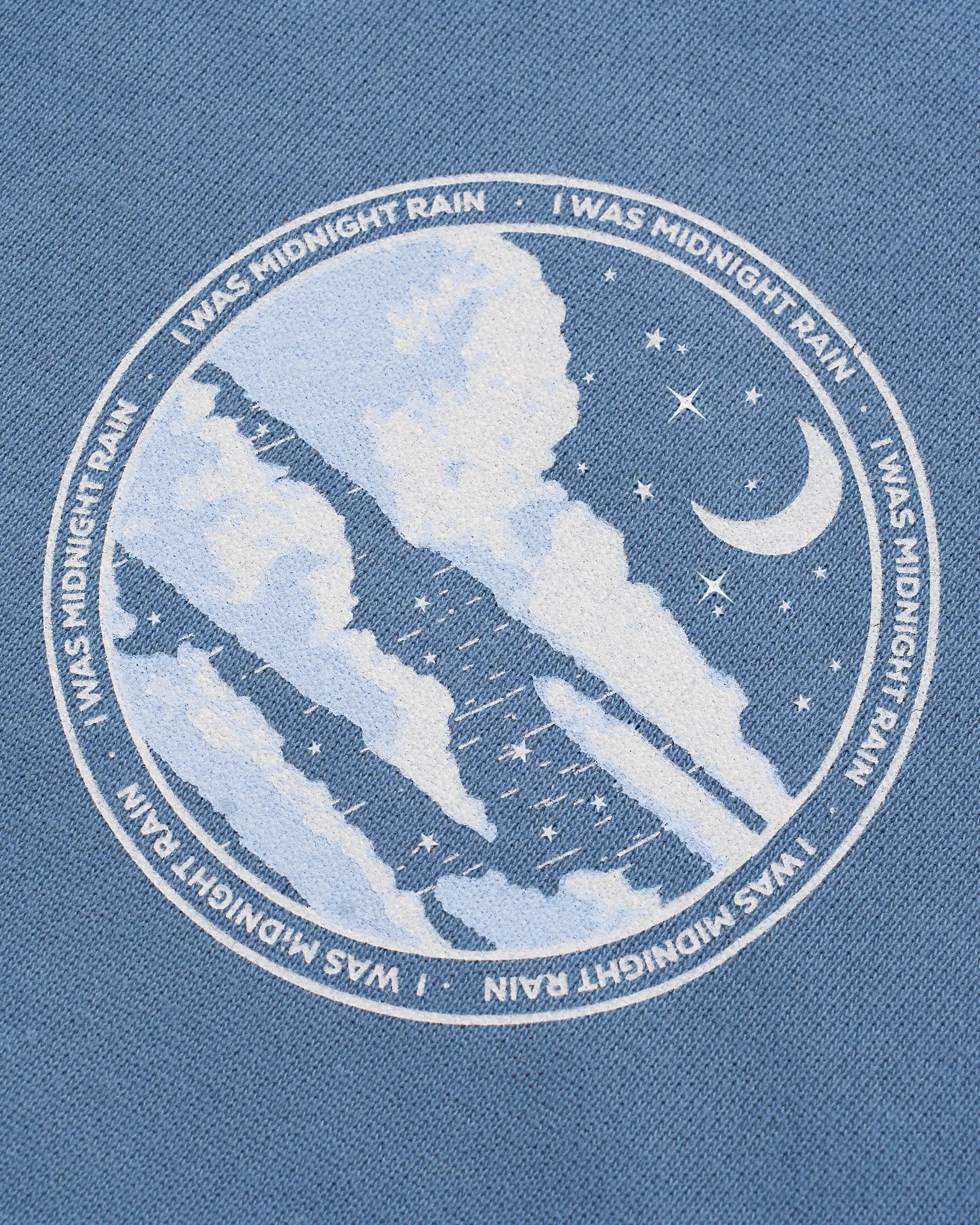I Was Midnight Rain Zip Hoodie