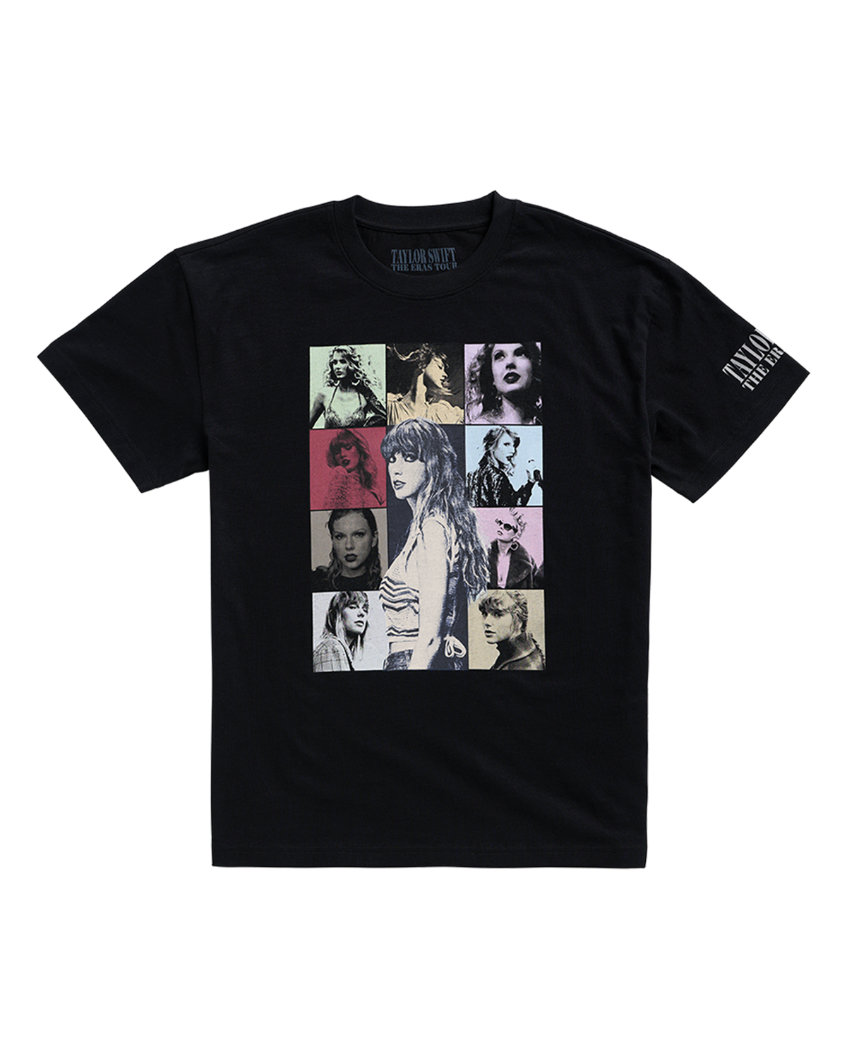 Taylor Swift | The Eras Tour Through LA Black T-Shirt
