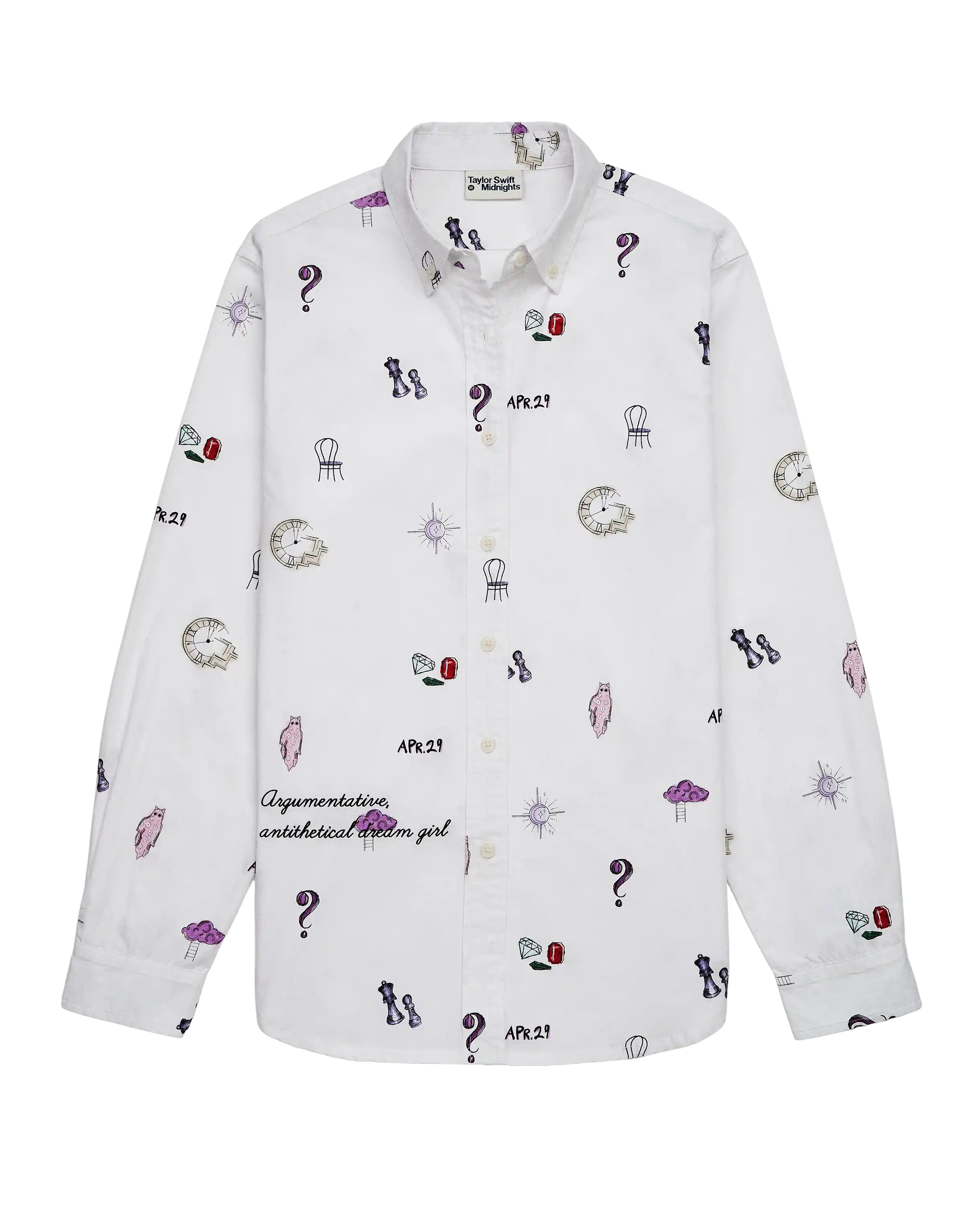 Midnights Album Button Down Shirt