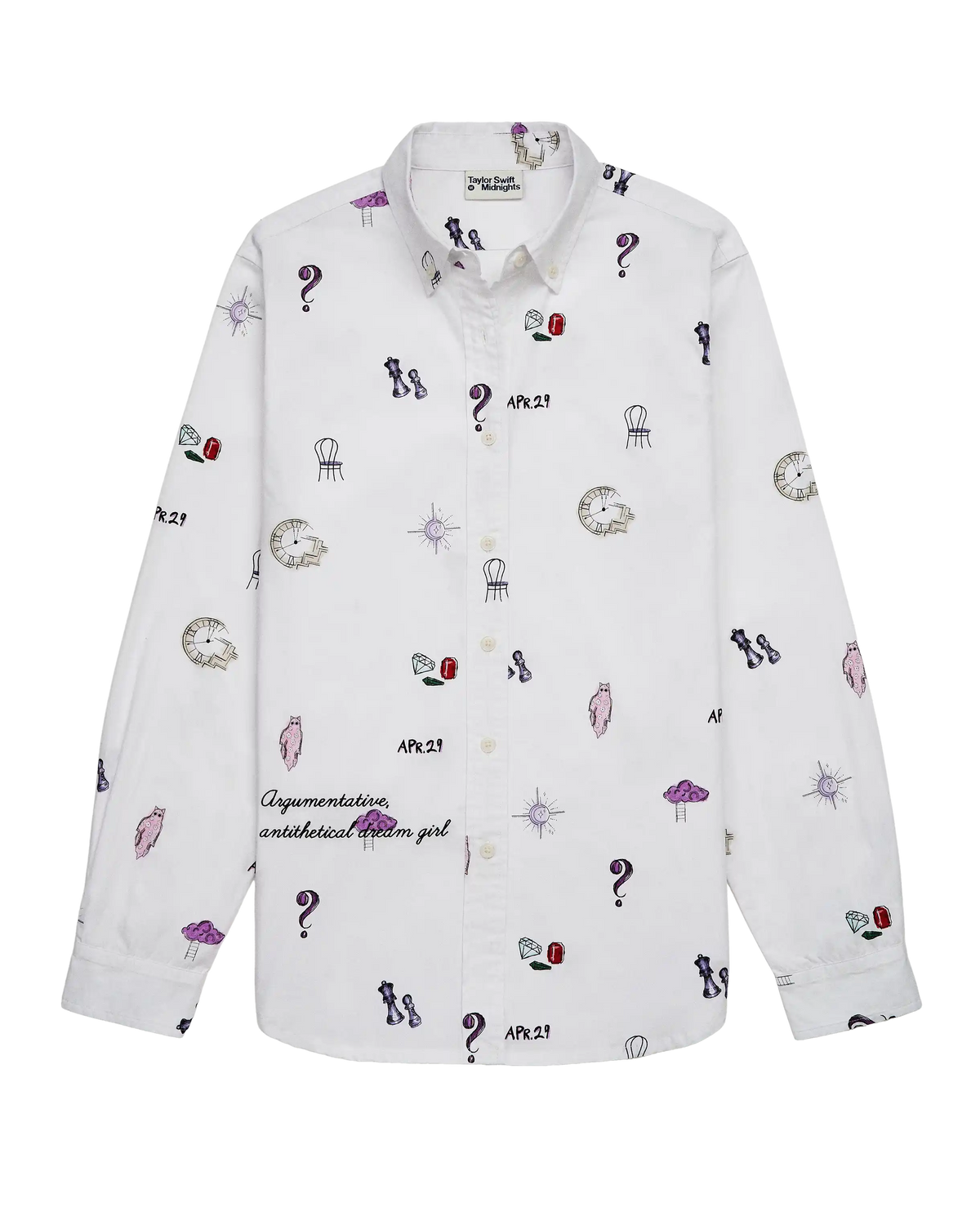 Midnights Album Button Down Shirt