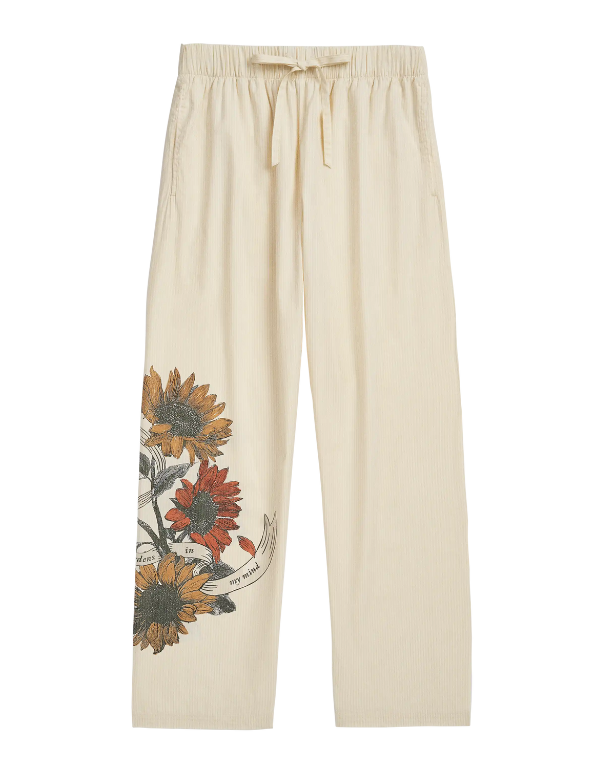 Secret Gardens in My Mind Poplin Pants
