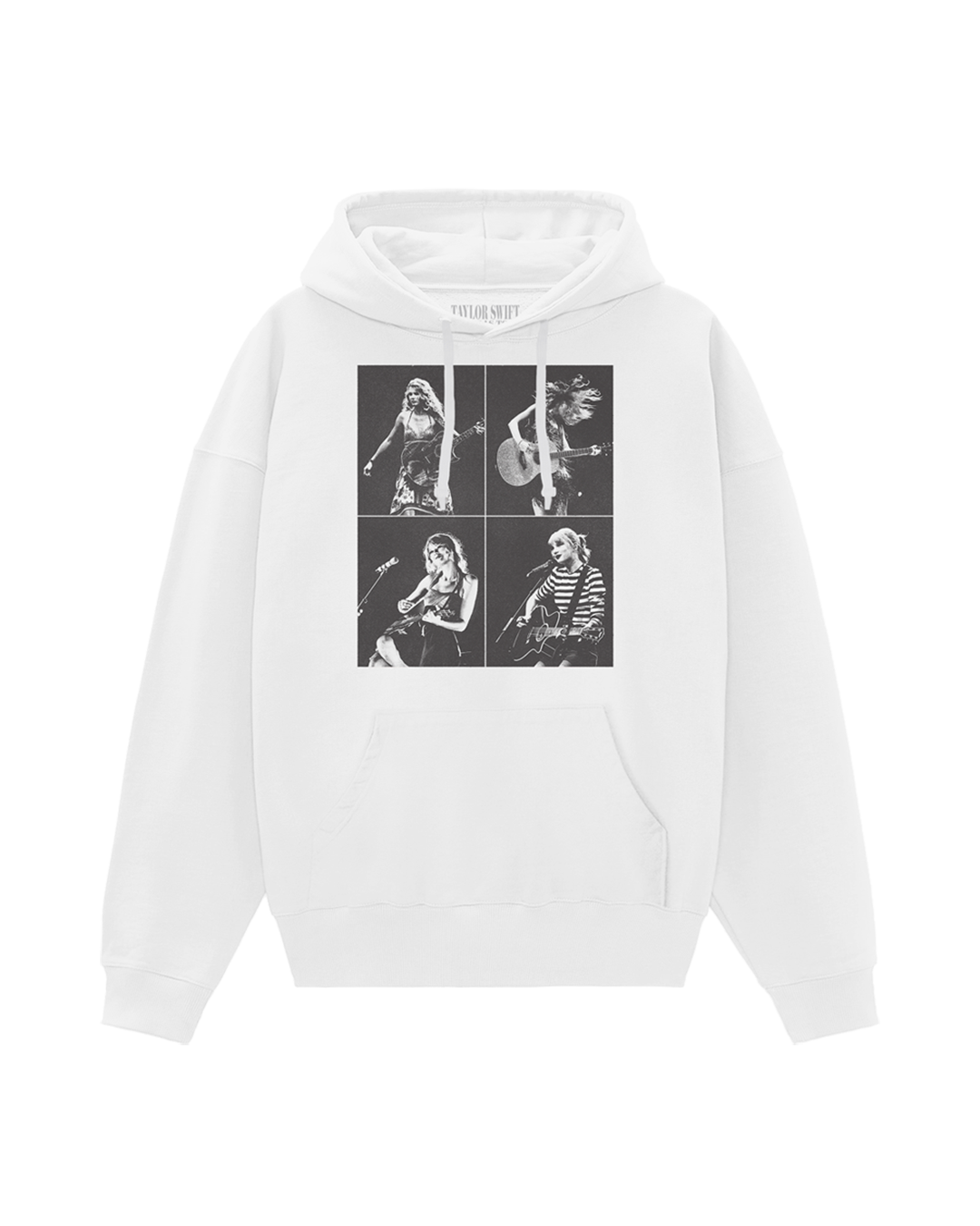 Taylor Swift | The Eras Tour Collage White Hoodie