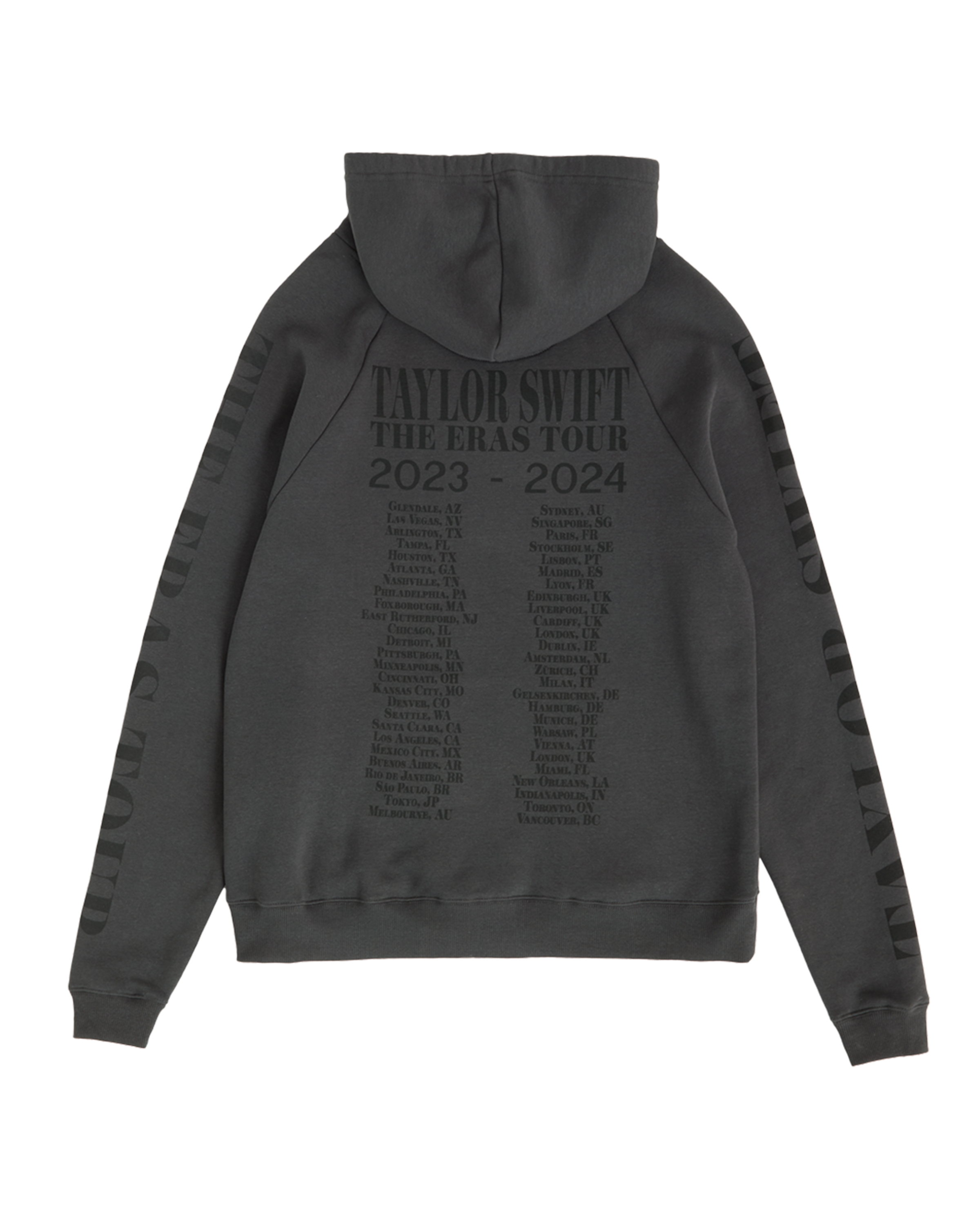 Taylor Swift | The Eras Tour Through Vancouver I Black Hoodie