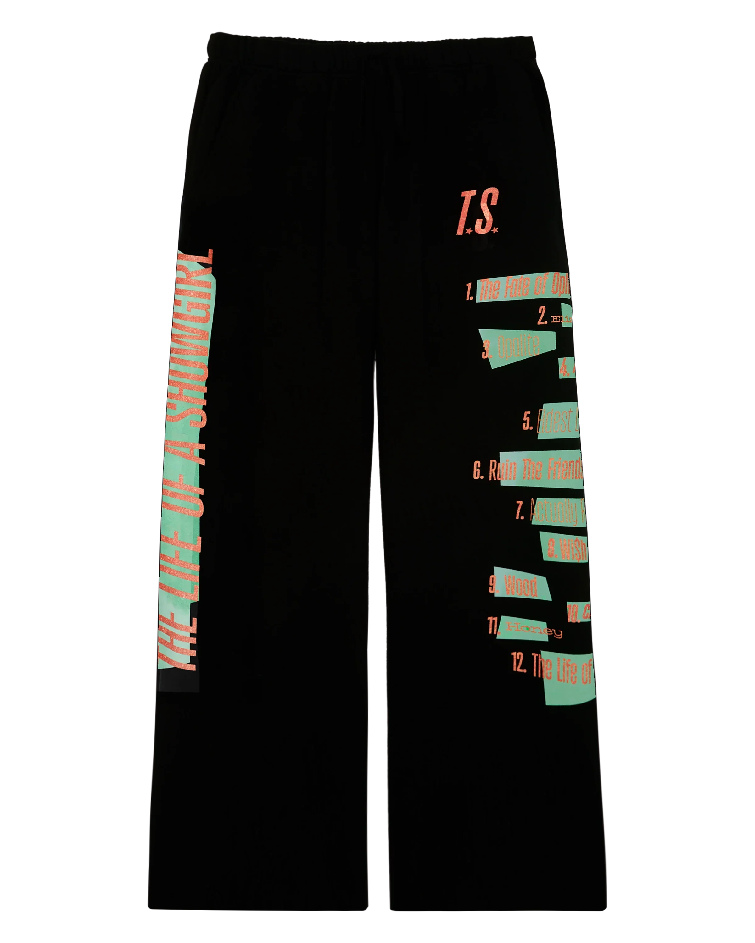 The Life of a Showgirl Tracklist Black Sweatpants