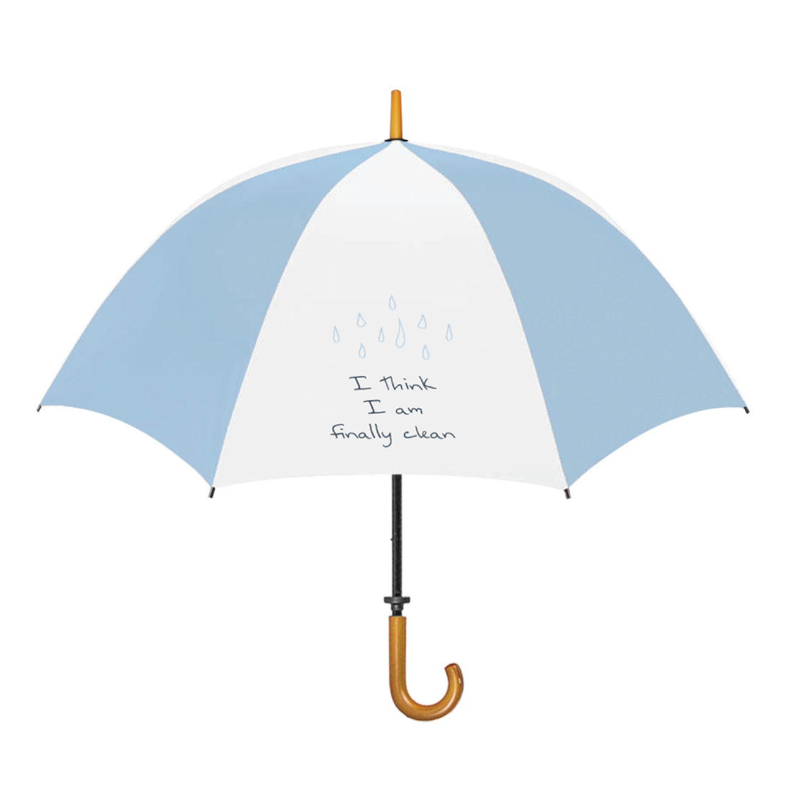 I Think I Am Finally Clean Umbrella